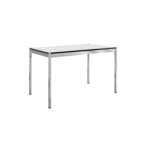 【アウトレット】 USMハラーテーブル L/D/H:1250/600/740 mm ラミネート(パールグレー)