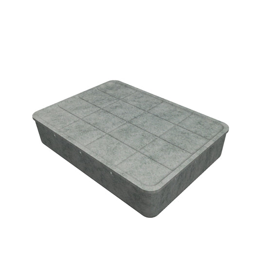 USMイノスボックス ローボックス500アントラサイト トレイ付き